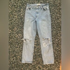 Abercrombie and Fitch high rise jeans